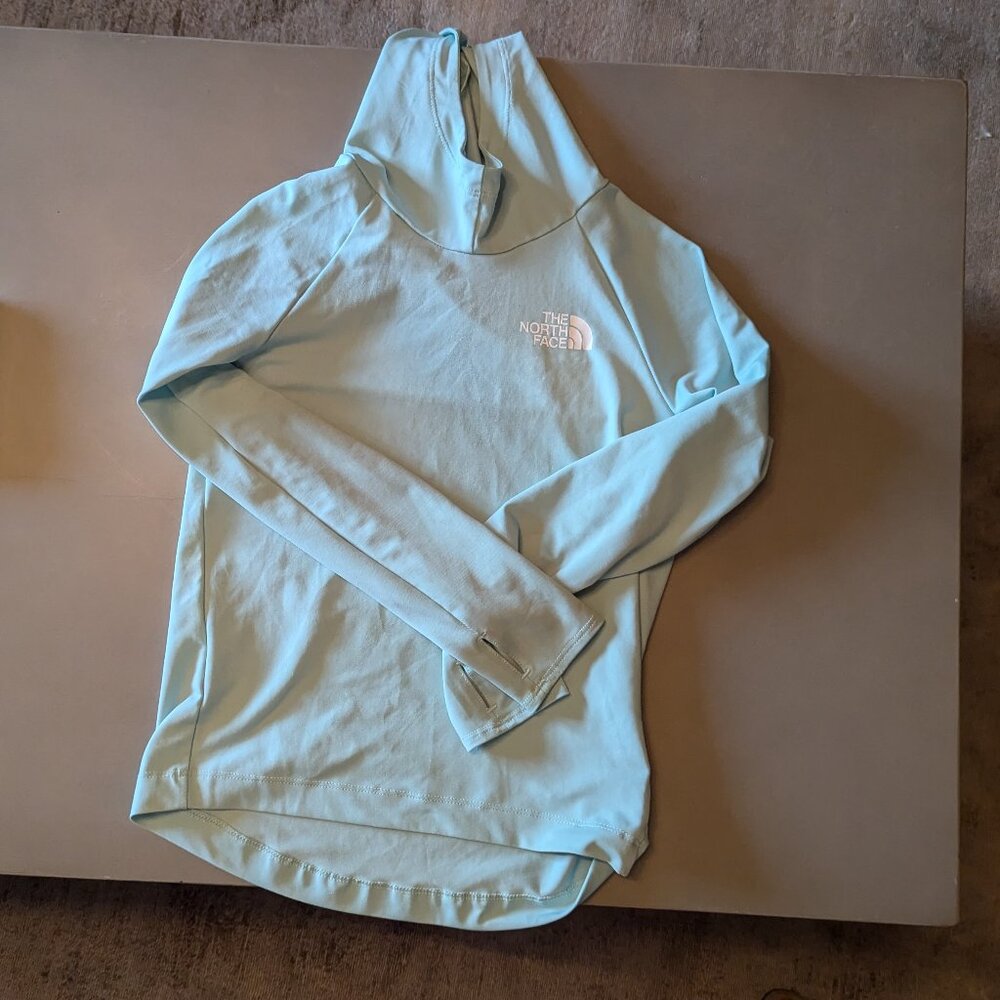 Girls North Face Amphibious long sleeve rash guard